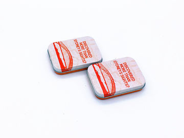 China Caixa articulada pequena da lata do preservativo do fio de metal com impressão e gravação fornecedor