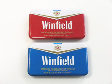 China Caixa de cigarro da caixa de cigarro do metal da lata de lata do cigarro da qualidade de Winfield com isqueiro fornecedor