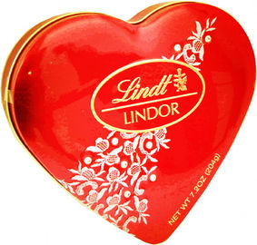 China Colora a caixa da lata da forma do coração para doces/doce/chocolate/cookies fornecedor