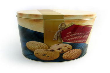 China Caixas redondas da lata do produto comestível para cookies para o empacotamento do alimento e do presente fornecedor