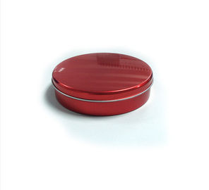 China Imprimindo doces pequenos feitos sob encomenda elegantes do metal/Mint latas bonitas/redondas do armazenamento fornecedor