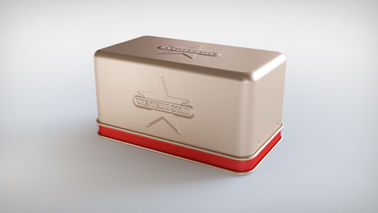 China FDA BV gravou a caixa retangular da lata do cigarro com o logotipo personalizado fornecedor