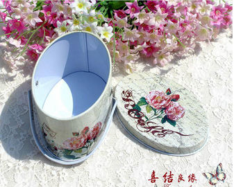 China caixa dada forma oval da lata do café de 115 * de 55 * 120mm Nestle com impressão/gravação fornecedor