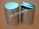 armazenamento redondo hermético da caixa da lata do chá 200g com tampa de borracha, latas do armazenamento do chá fornecedor