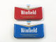 Caixa de cigarro da caixa de cigarro do metal da lata de lata do cigarro da qualidade de Winfield com isqueiro fornecedor