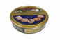 Caixa redonda da lata do metal da cookie do biscoito do metal para o empacotamento do alimento e do presente fornecedor