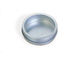 Caixa redonda da lata dos recipientes pequenos de prata lisos do metal com tampa D 70 x 23mm do parafuso fornecedor