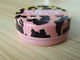 Caixa redonda pequena líquida cor-de-rosa da lata do bálsamo de bordo dos recipientes do metal do peso 0.5oz de Pms fornecedor