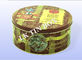 Caixa de presente redonda do bolo do Natal grande com a cópia personalizada do logotipo fornecedor