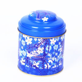 China Cor personalizada do chá do metal da caixa da lata do chá do inglês de D84 X 80mm caixa redonda barata fornecedor