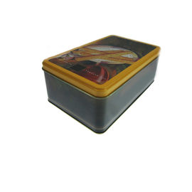 China cartucho personalizado retangular do chá da caixa da lata do sabão do metal de 192 x de 121 x de 68mm grande fornecedor