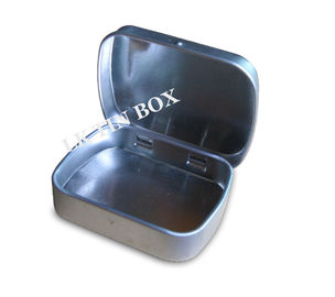 China Caixa pequena da lata da hortelã do metal do folha-de-flandres mini com impressão e a tampa articulada janela fornecedor