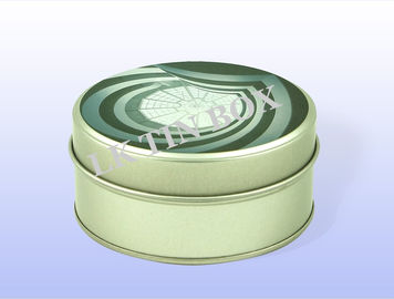 China Lata de lata impressa para o armazenamento do pó de lavagem do sabão do relógio, latas do presente de lata redondas da janela fornecedor