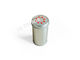 Caixa fraca verde hermética da lata do chá do metal pequeno redondo com a tampa interna do botão de alumínio fornecedor