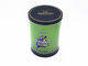 Do folha-de-flandres redondo da caixa da lata do cilindro caixa redonda personalizada em volta dos recipientes da lata fornecedor